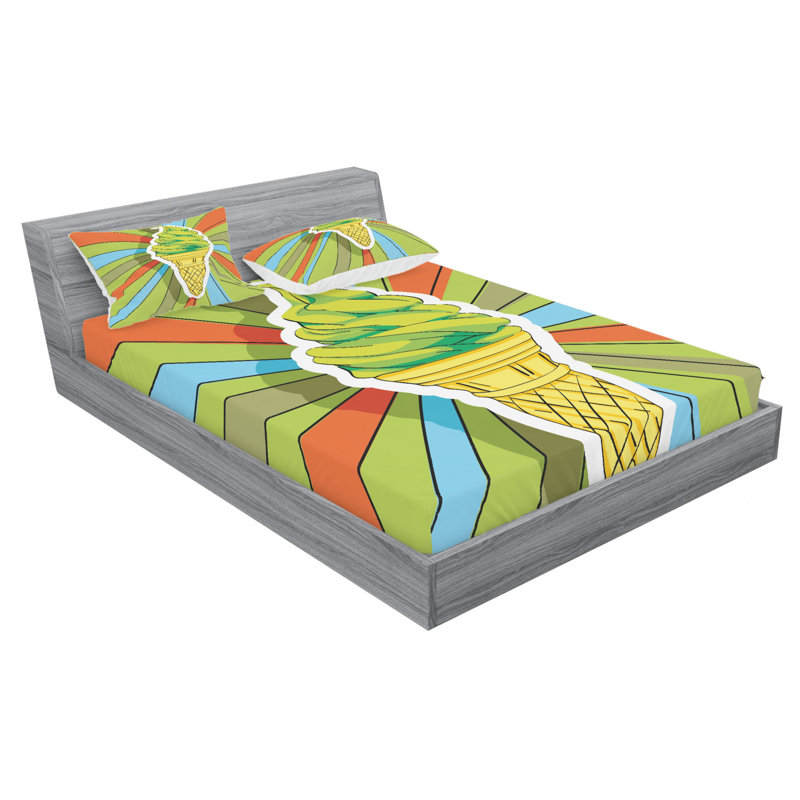 Microfiber Sheet Set, Full Sheet Set with Fitted Sheet