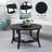 Dinh Round Coffee Table with Shelf-1790296025