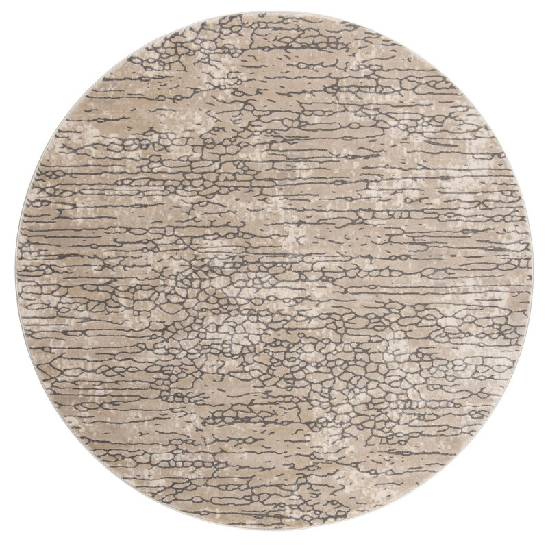 Edvin Performance Abstract Rug, Round 5'