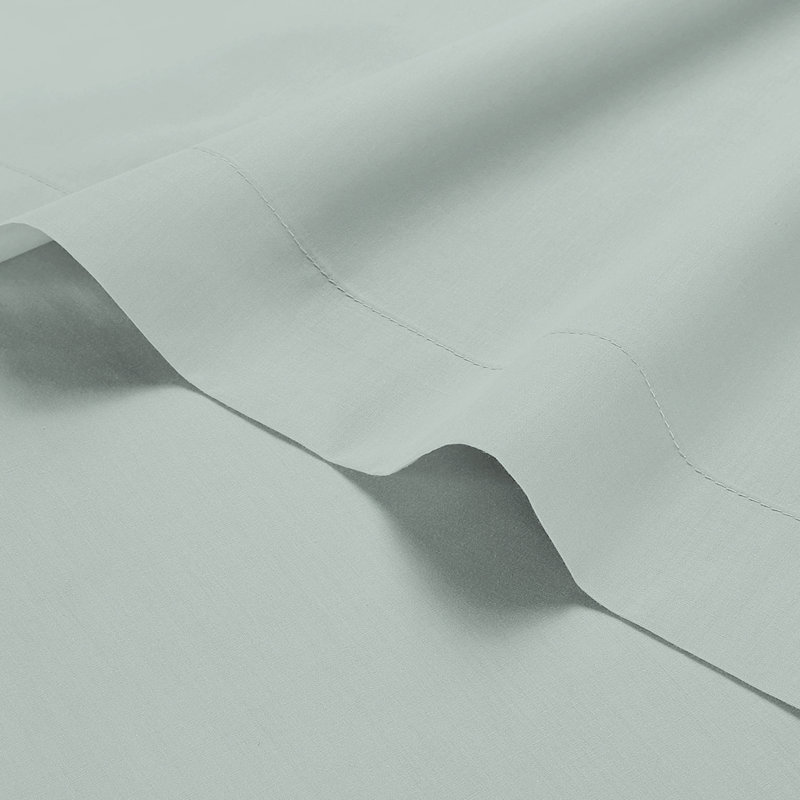 Bel Tailored Wrap Around Bed Skirt, Double (4'6), Grey