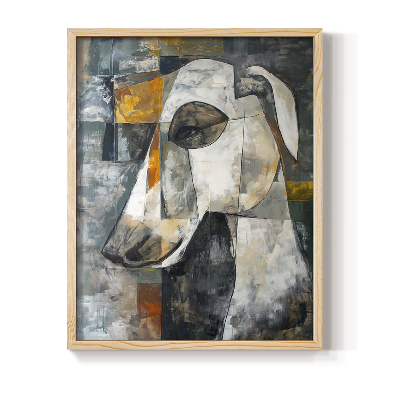 ANIMALS Series Cxxxi, reproduction encadrée - bois massif, H 15 po x l 12 po