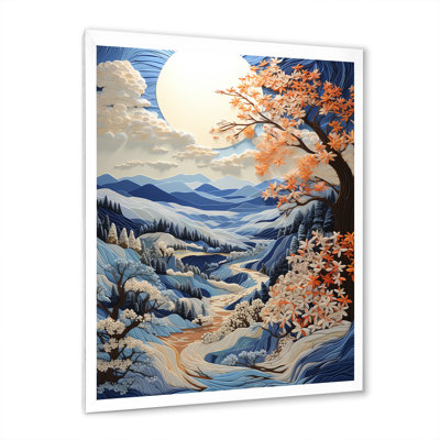 Snow Dawn Wonderland Pastoral - Imprimé