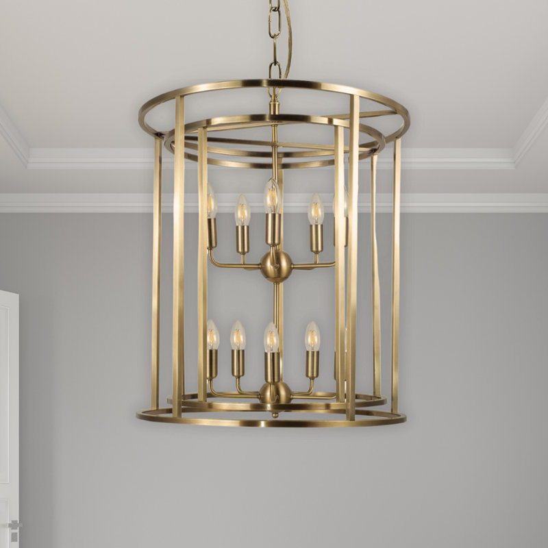 Afifa 10 - Light Single Pendant, Grey/Gold