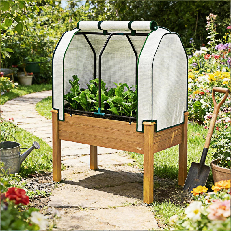 Practical Raised Garden Bed Planter Box, Sand