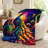 1pc Vibrant Peacock Blanket, Psychedelic Galaxy Peacock Print Flannel Throw, Ultra Soft Cozy Lightweight Blanket for Sofa Couch Bed Living Room Dorm Office Travel, Home Decor All‑Season Blanket,, Gift-135921203