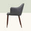 Chaise avec accoudoirs rembourrée Piner-26390034