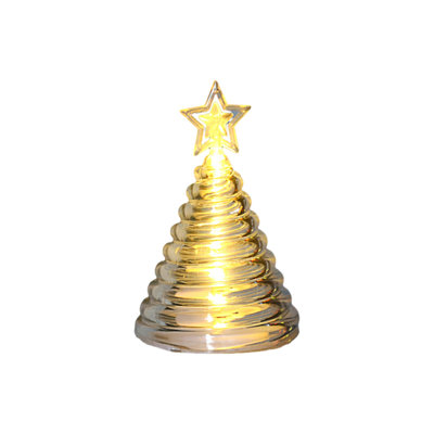 Christmas Tree Candle Ornament Simulation Acrylic Electronic Candle Light Creatives Christmas Gift Decoration Atmospheres Light