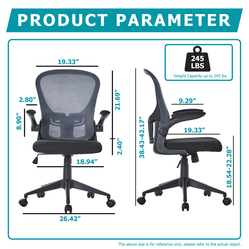Kuwan Mesh Task Chair, Blue