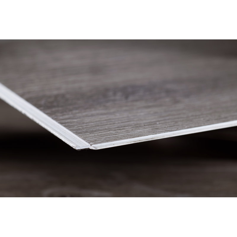 MaxCore Pro 20mil x 7.3" W x 48" L Click Lock Luxury Vinyl Plank Flooring, Storm