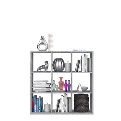 Paterson 107.2cm H x 32.9cm W Cube Bookcase