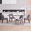Upholstered Dining Side Chairs Set of 4