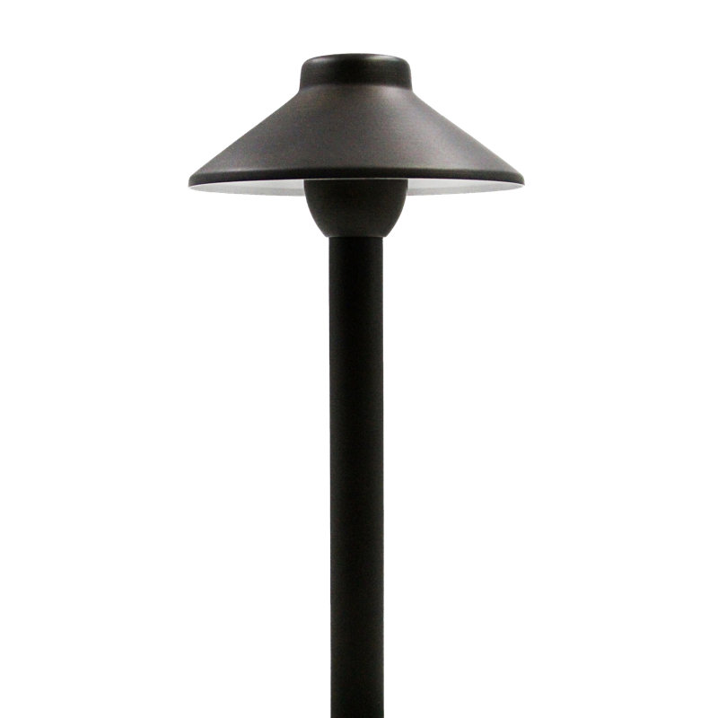 PLB02-NB Low Voltage LED Brass Pathway Light, Dark Brass
