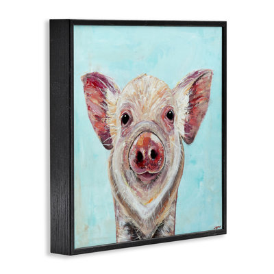 «Babe Screen Piglet», giclée encadrée, design par Jennifer Seeley