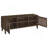 Jenine Dark Pine 2-Door Engineered Wood 60" TV Stand