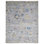 Fracisco Oriental Hand Knotted Wool/Viscose Area Rug in Purple Gray 