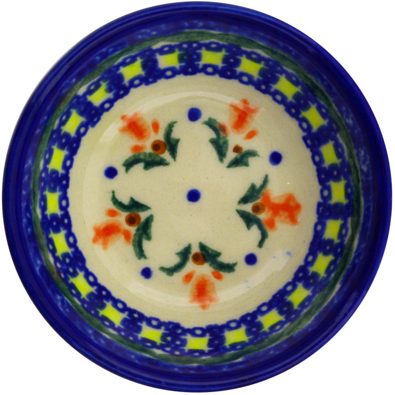 Cocentric Tulips Stoneware Rice Bowl