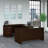 Series C 60W U Shaped Desk with 3 Drawer Mobile File Cabinet-109764980