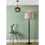 29 cm H Drum Fabric Lamp Shade ( Screw On ) in White
