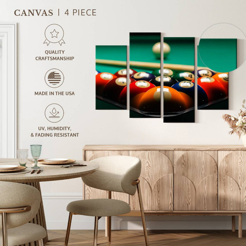 Senne Billiards, 22" H x 36" W