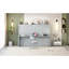 Grand lit gris avec fonction de levage et de bureau hydraulique, peu encombrant, cadre de support de 600 lb, rangement intégré pour le matelas, charnières murales de 10 po, petit design, suggéré-1767002748