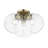 Gamby Glass Semi Flush Mount-840384255