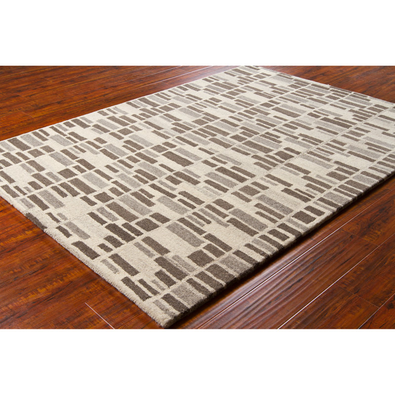 Coady Wool Geometric Indoor Rug, 5' x 7'