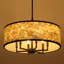 Lustre cylindrique 24 lumières 6 pouces Capiz-382826762