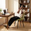 Chaise d'appoint rembourrée en similicuir Chardee-1647928889