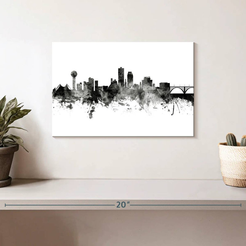 Nicci Knoxville, Tennessee Skyline II, H 8 po x l 12 po