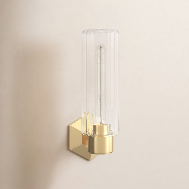 Roebling 1 - Light Armed Sconce, Aged Brass
