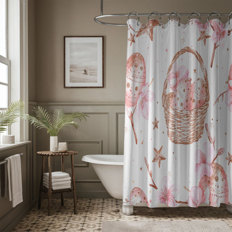 Blush Bunny - Premium Shower Curtain 122, 74"H x 71"W