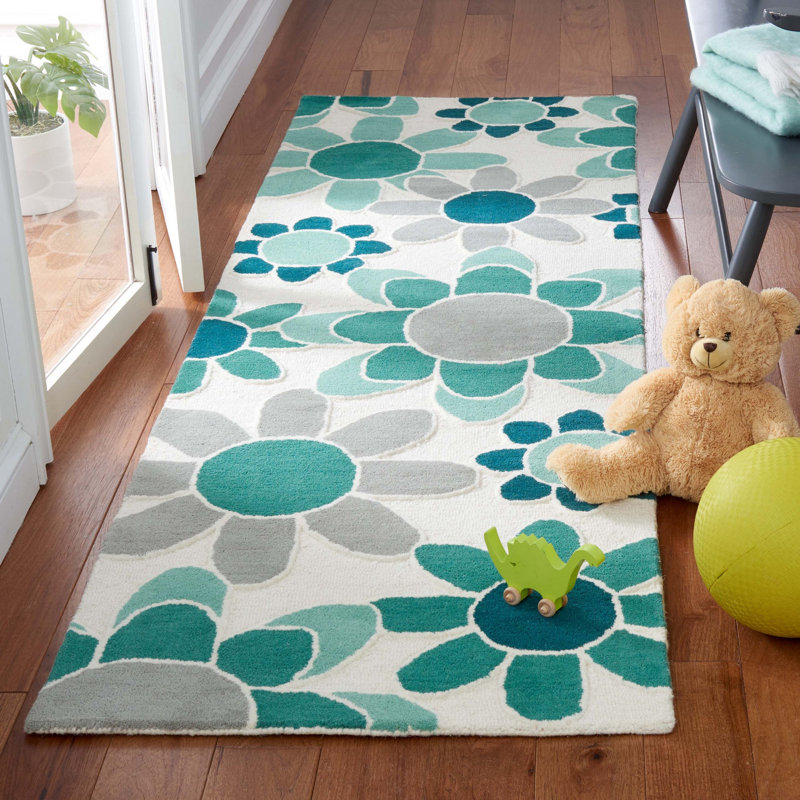 Asdur Hand Tufted Wool And Cotton With Latex Rug, Runner 2'6" x 8'