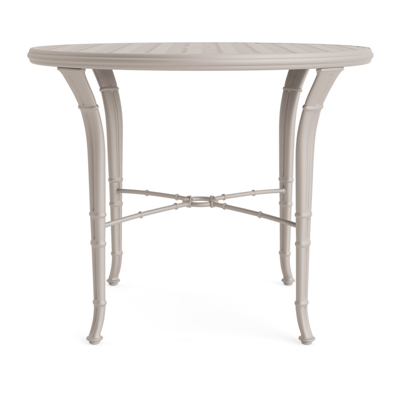 Calcutta Outdoor Round Bistro Table, Dove