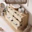 Commode 6 tiroirs Rattan-1659842414