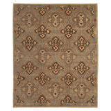 Samkara Wool Oriental Area Rug in Brown/Taupe