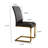 Modern Parsons PU Leather & Steel Dining Chair-1287692857