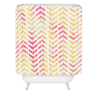Rideau de douche à chevron simple allyson johnson my favori