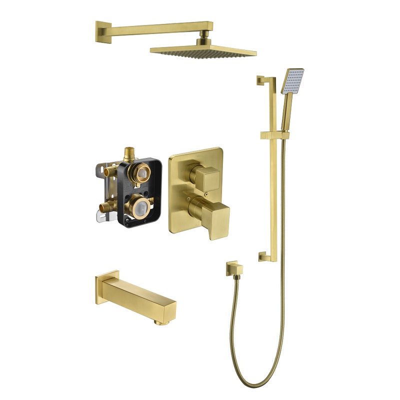 Diverter with Rough in-Valve, Brushed Nickel
