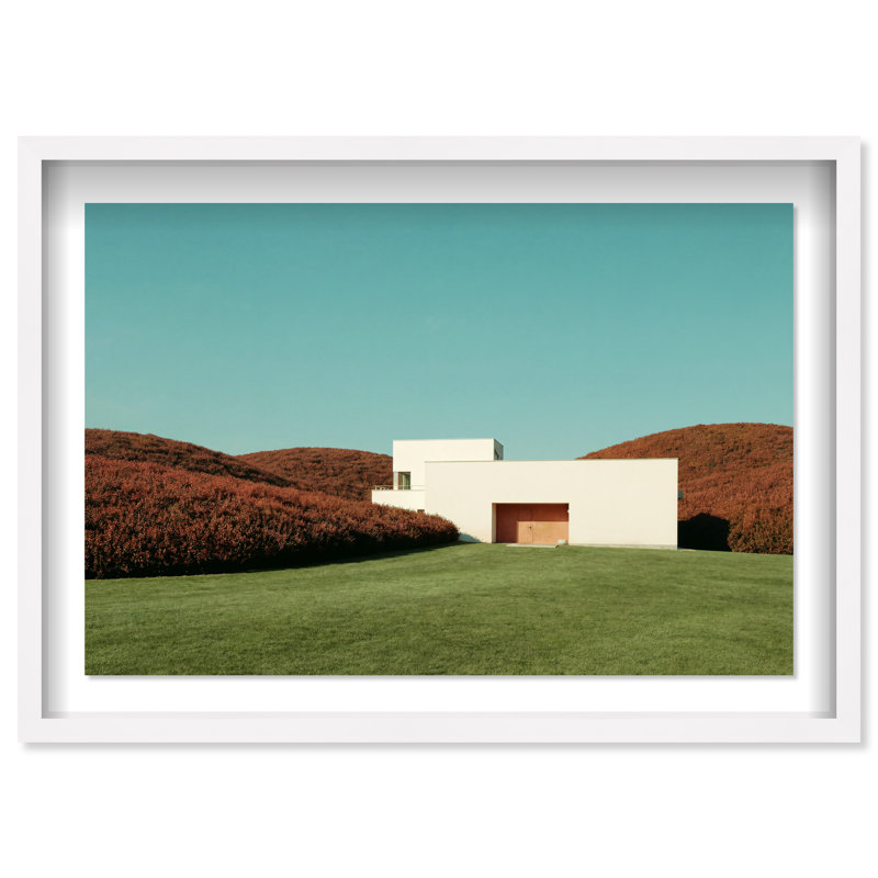 Surreal Architecture Print by Oliver Gal, 55.5"H x 37.5"W, White Shadowbox