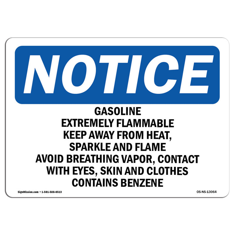 Plaque signalétique Osha