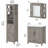 Edion Double Bathroom Vanity with Ceramic Top-713434135