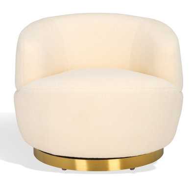 Teter Upholstered Swivel Barrel Chair