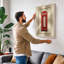 British Telephone Box Minimalist - Wrapped Canvas-1784144864-1784144876