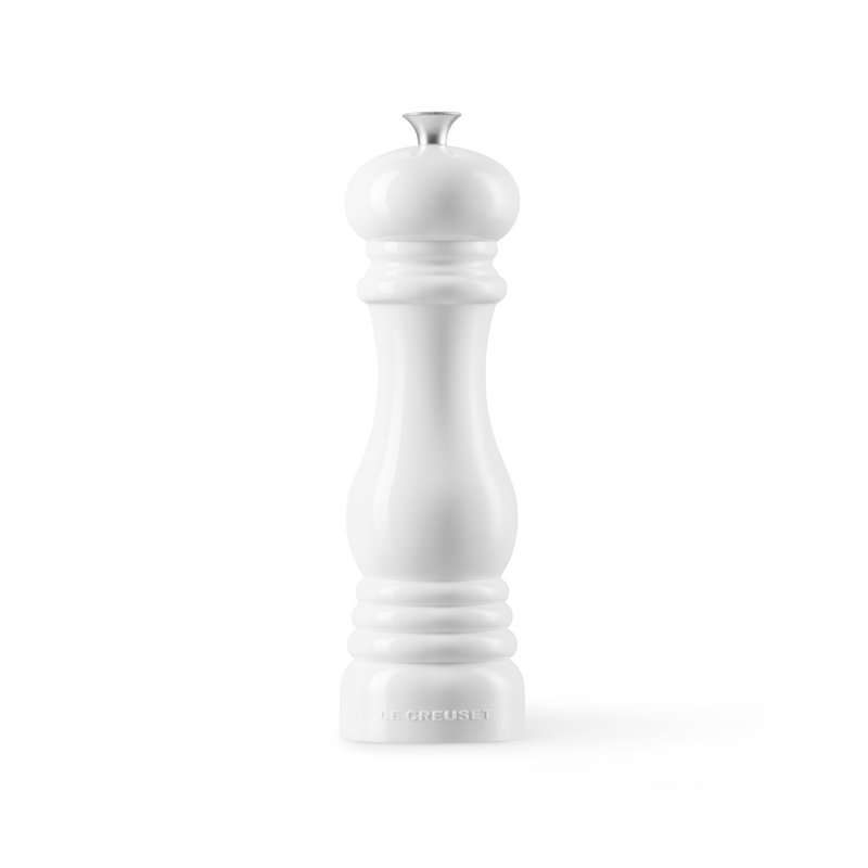 Le Creuset Classic Pepper Mill, White