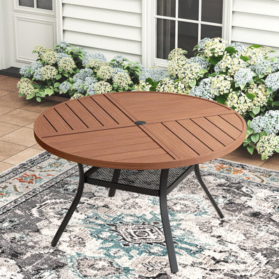 Outdoor Round Patio Dining Table