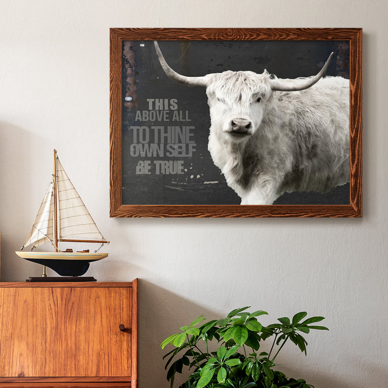 " Longhorn Be True ", Maple, 14" H x 20" W