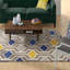 Tapis bleu / gris en laine touffeté à la main Younkin-26956365