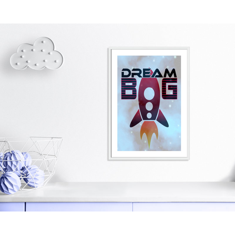 Grande surface de rêve, H 35,5 po x l 25,5 po x P 1,19 po, Encadré de boîte blanc