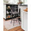 Tabouret de bar pivotant 30 po gris