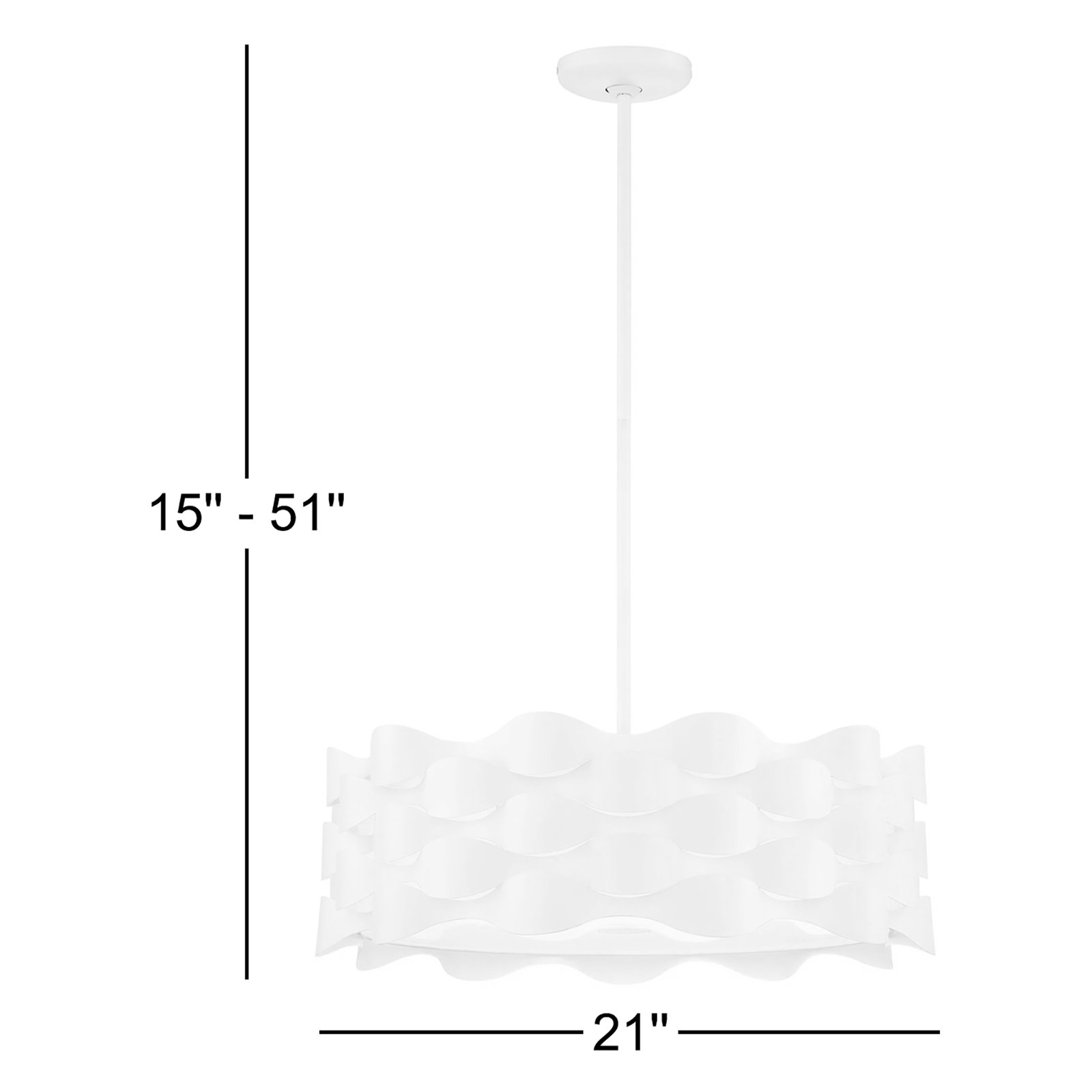 Rickey Single Light Dimmable LED Pendant
